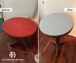 Round Table top Upholstery