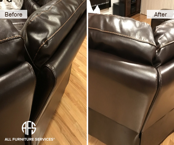 Gallery All Furniture Services® Repair leather wood couch