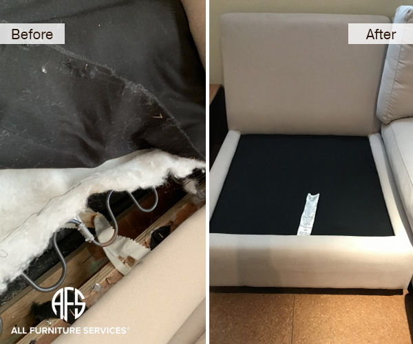 Gallery All Furniture Services® Repair leather wood couch