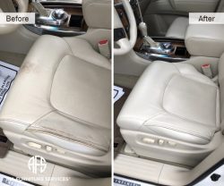 Car-plane-boat-furniture-upholstery-leather-vinyl-seat-repair-restoration-color-match-dyeing-tear-scratch-discoloration