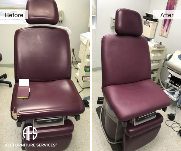 Office chair online upholstery repair
