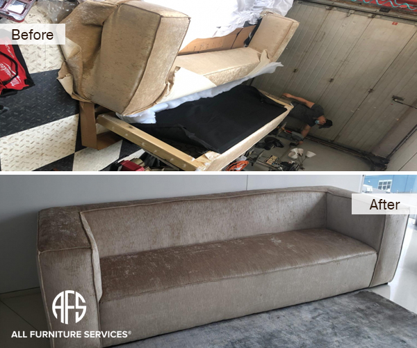 Gallery All Furniture Services® Repair leather wood couch