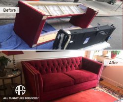 nailhead-tufted-chesterfield-sofa-loveseat-couch-sleeper-bed-mechanism-disassembly-break-down-take-apart-moving-fit-elevator