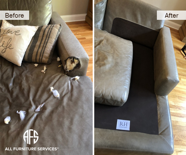 Gallery All Furniture Services® Repair leather wood couch