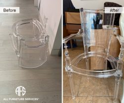 Acrylic Plexiglass Lucite Cracked Broken Chair Repair