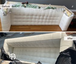 No fit Tufted sofa loveseat sectional dismantling take apart break down disassemble to fit into elevator door