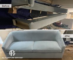 custom round sofa bed disassembly assembly take apart break down to fit