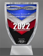 2022 Award in category of Furniture Repair & Antique Restoration