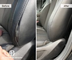 Car Seat Auto back seam stitch repair stitching putting together mobile services NY NJ CT